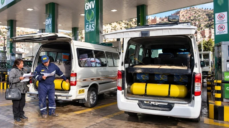 Datos de YPFB y la ANH revelan que el 80% del transporte público en Bolivia,  no utiliza diésel