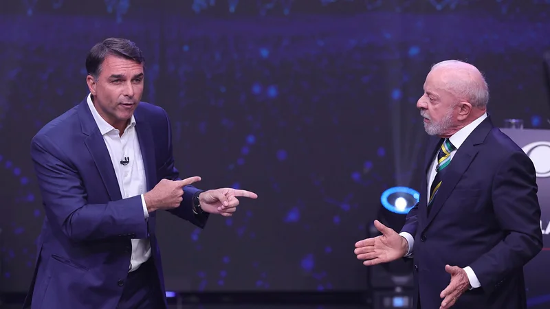 Acusaciones, desafíos y duros cruces: los 10 momentos que marcaron el debate entre Lula y Flávio Bolsonaro